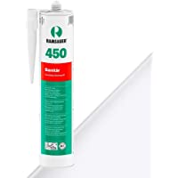 Los mejores  - Ramsauer Sellador de silicona 450 1K- cartucho de 310 ml- color blanco